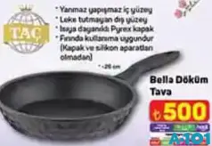 TAÇ BELLA DÖKÜM TAVA 26 CM TAÇ BELLA DÖKÜM TAVA 26 CM